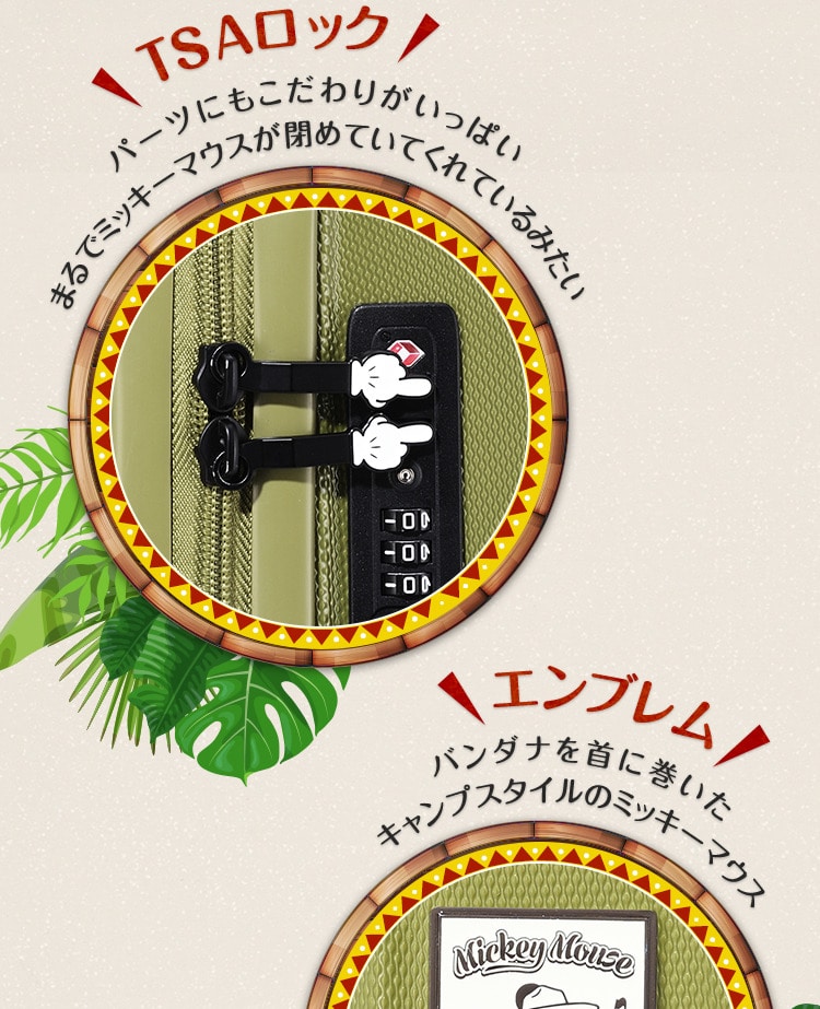 CAMPING “MICKEY”SUITCASE